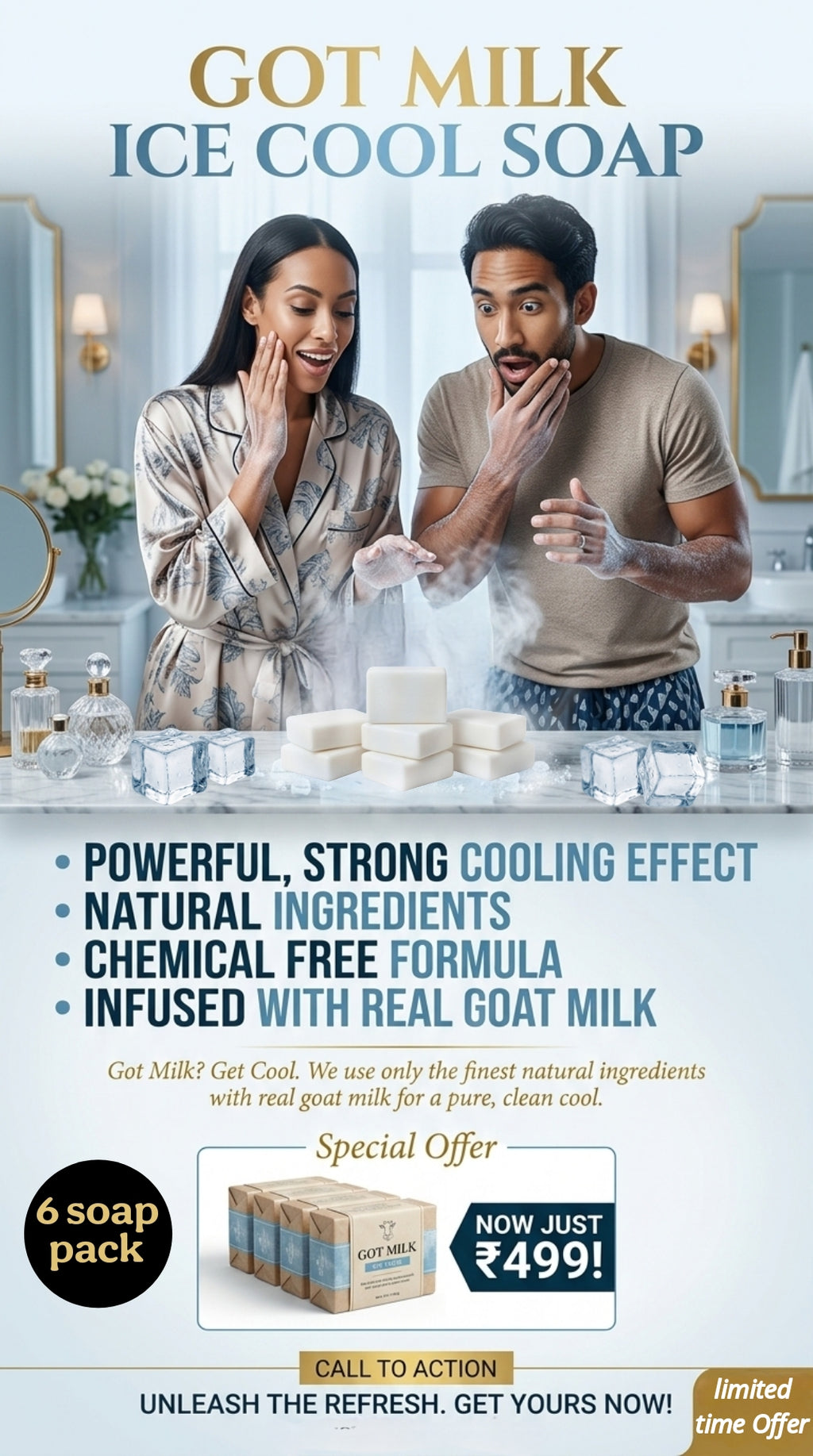 Got milk ice cool soap