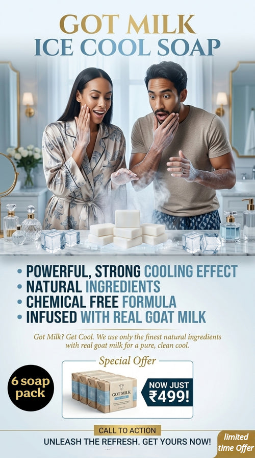 Got milk ice cool soap